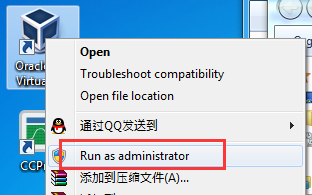 Run as administrator